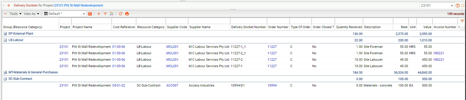 Invoice Scanning & Delivery Docket Matching